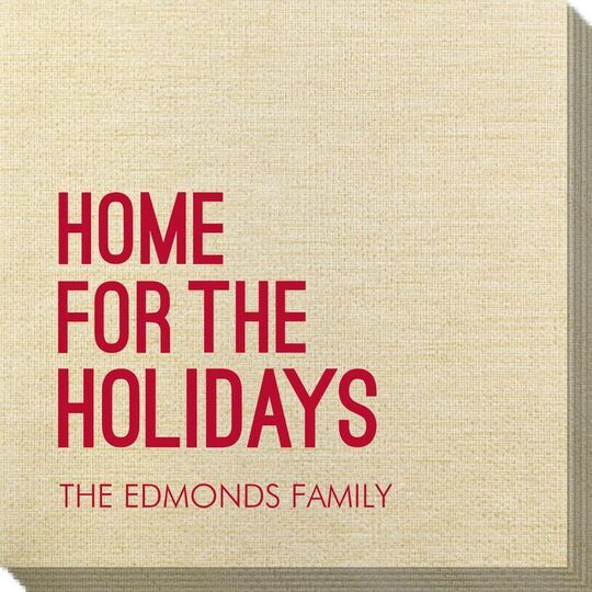 Home For The Holidays Bamboo Luxe Napkins
